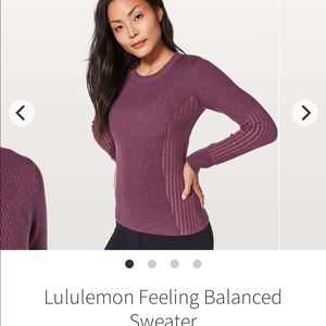 Lululemon Feeling Balanced Sweater